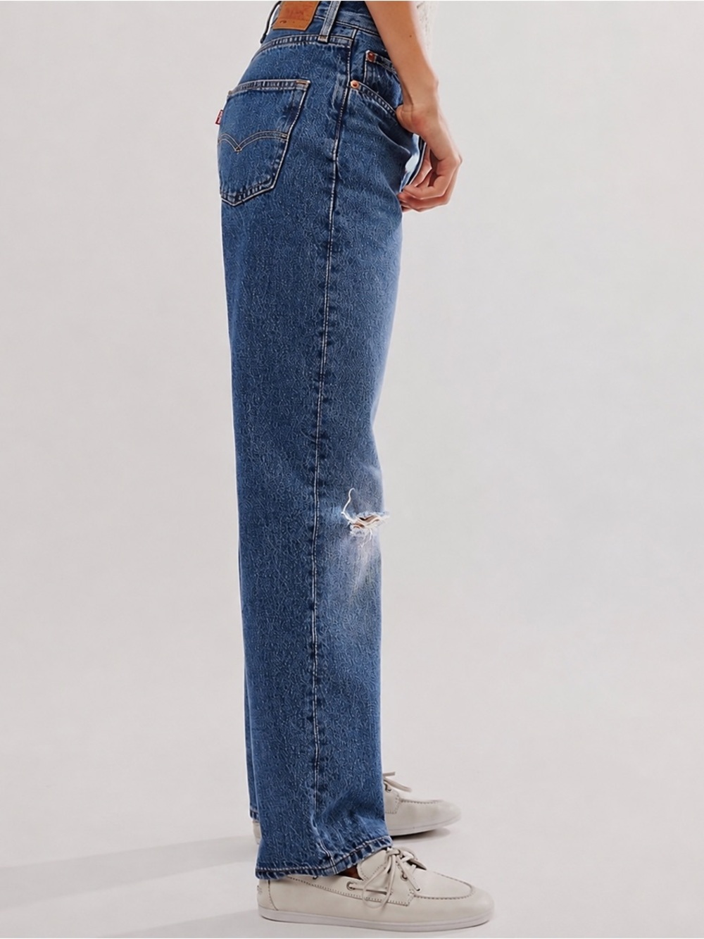 Vintage Levi’s 501 Button Fly Jeans Distressed Grunge 90s Straight Leg USA - Picture 2 of 13